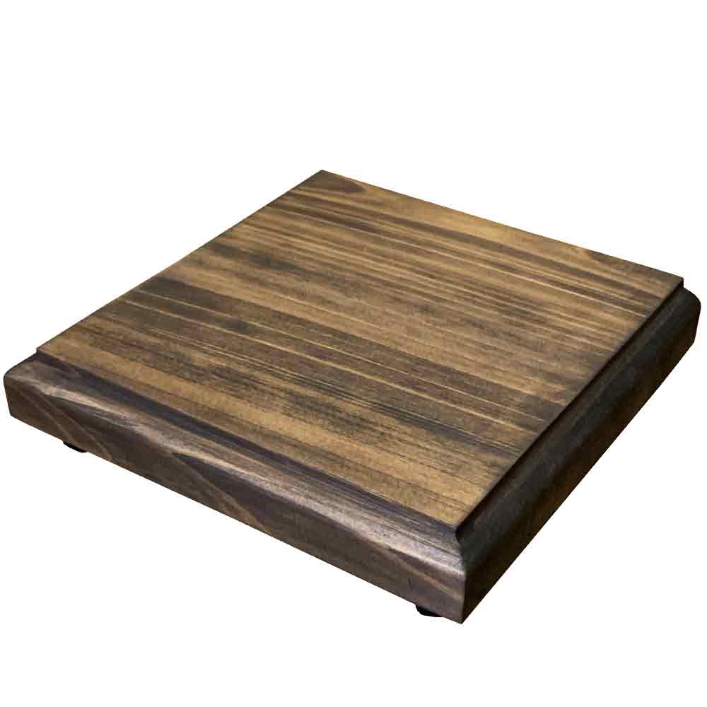 楽天市場】【期間限定10％OFF】台座 飾り台 ダークブラウン 13×13×3cm
