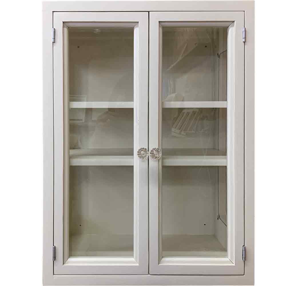 楽天市場】【期間限定10％OFF】ウォールキャビネット 透明ガラス