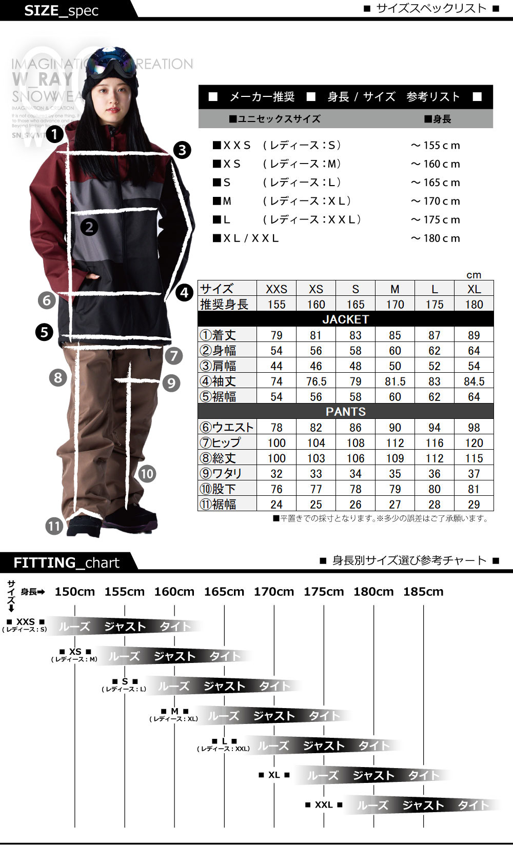 楽天市場】スノーボード ウェア レディース 上下セット スノボウェア