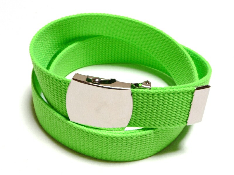 楽天市場】蛍光グリーン32ミリ アクリル製 GIベルト ガチャベルト