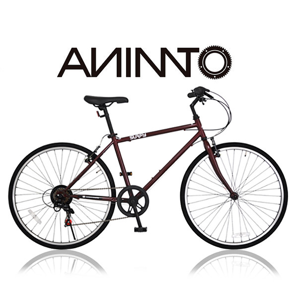 楽天市場】【ANIMATOアニマート】クロスバイク SURFY(サーフィー) 26