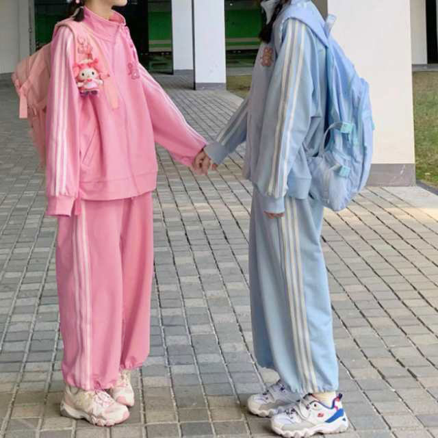 楽天市場】地雷系 ジャージ 水色 上下セット レディース サブカル系