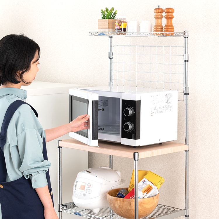 楽天市場】ルミナス フィール レンジ台 ラック キッチンラック