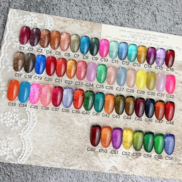 楽天市場】[stella gel Cシリーズ 全色セット(56色) ]ジェル カラー