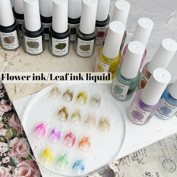 楽天市場】Flower ink liquid/Leaf ink liquid[全15色 単品 ] ネイル
