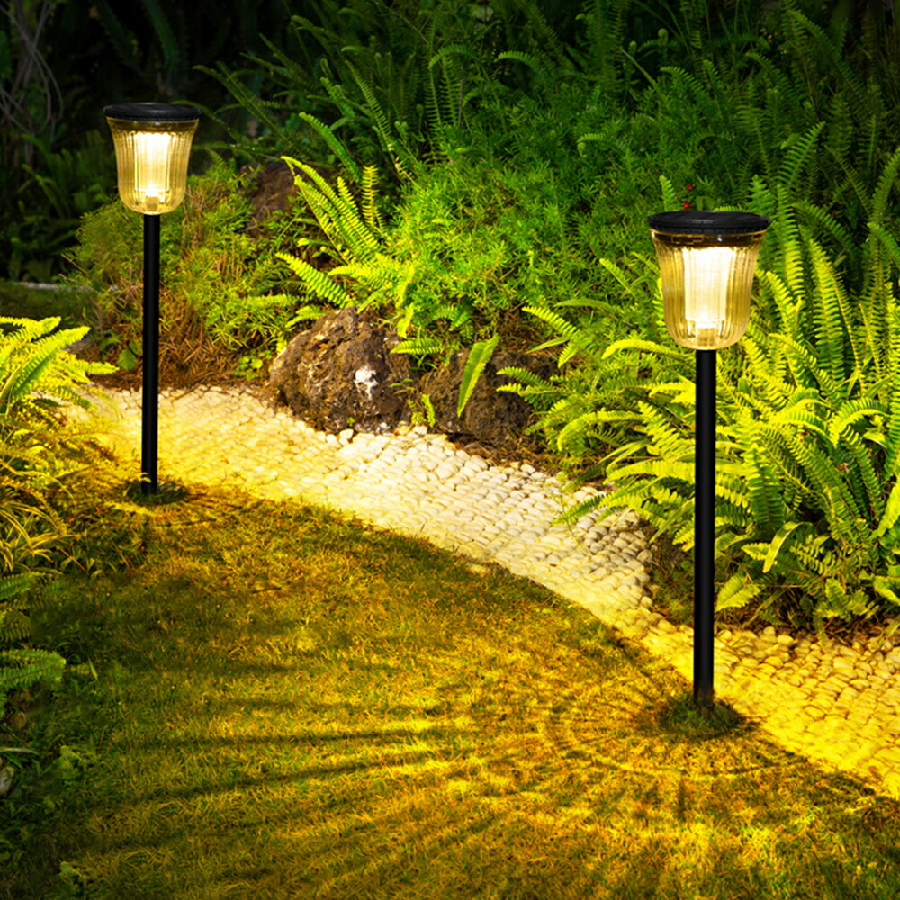 楽天市場】ソーラーライト 2個セット 屋外 防水 ガーデンライト