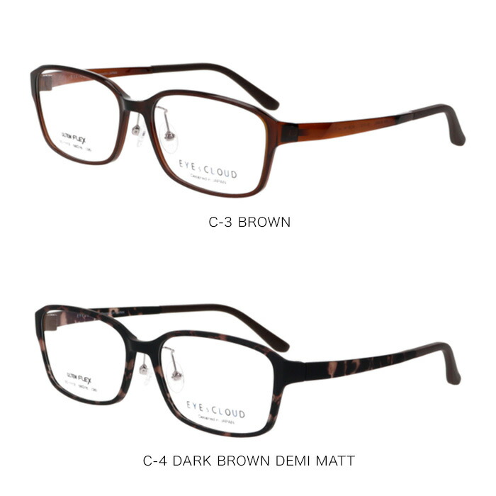 度あり】強度近視用メガネ アイクラウド EC1017+ニコンLite3AS メガネ