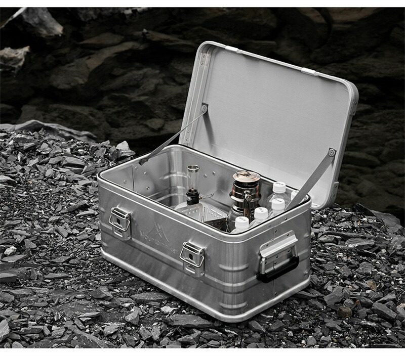 楽天市場】【送料無料】mountainhiker アルミコンテナボックス アルミ