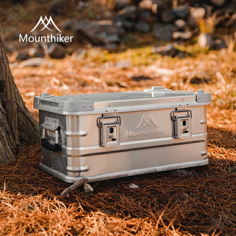 楽天市場】【送料無料】mountainhiker アルミコンテナボックス アルミ