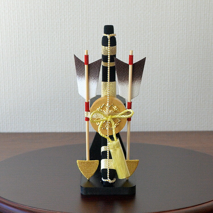 楽天市場】【当日発送可能】【兜飾り】飛翔兜弓太刀セット【端午の節句