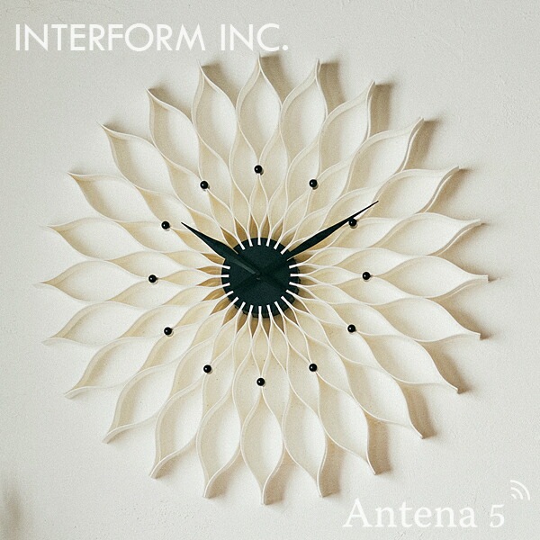 楽天市場】《全2色》INTERFORM 掛け時計 Leffard ルファール クロック