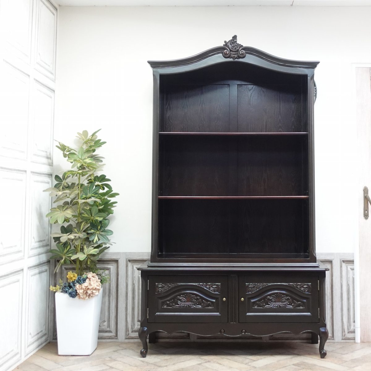 楽天市場】輸入家具 オープンシェルフ アンティーク ラック