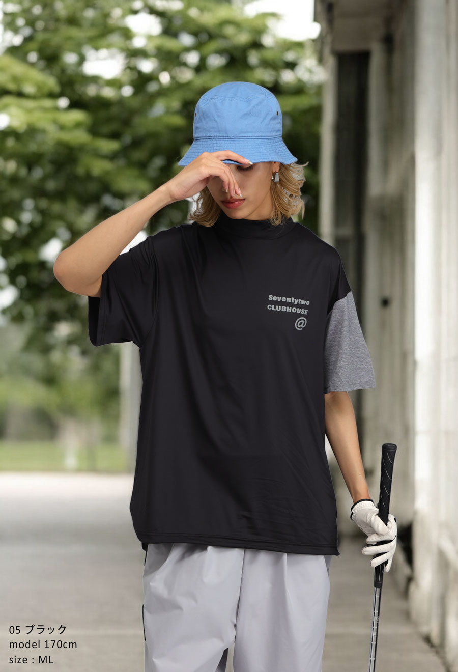 楽天市場】ANTIQUA GOLF×STCH モックネックトップス 送料無料・(50