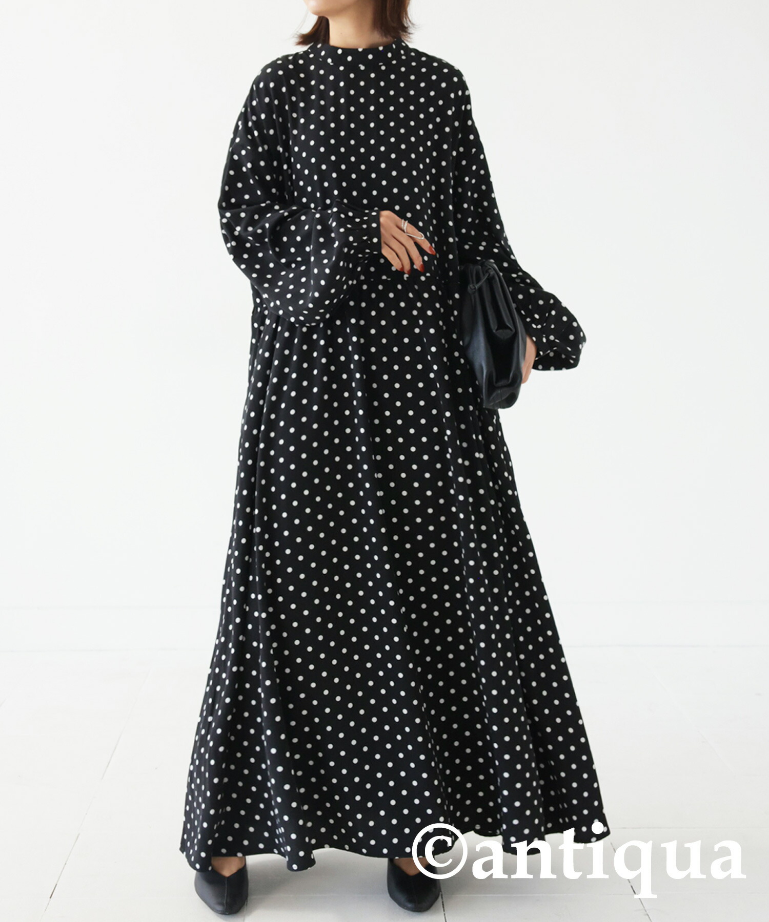 楽天市場】ドットワンピース ワンピース レディース ロング 送料無料