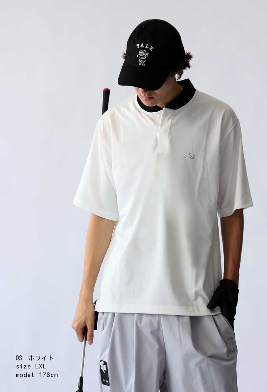 楽天市場】ポロシャツ メンズ トップス 半袖 配色 ゴルフ 送料無料