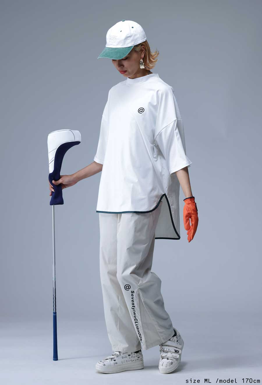 楽天市場】再入荷予定有!ANTIQUA GOLF×STCH 異素材トップス メンズ