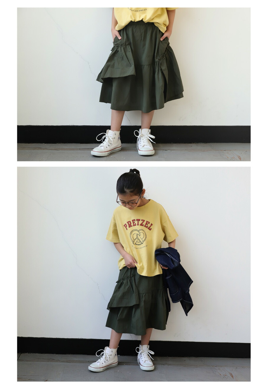 楽天市場】アシメスカート スカート ボトムス ロング キッズ 子供服