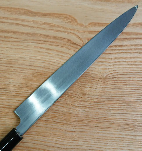 楽天市場】SK鋼 片刃柳刃 刺身包丁 240mm : 金物屋 青鉄