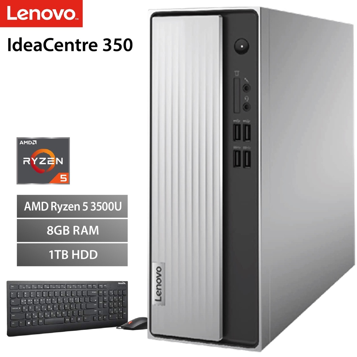 楽天市場】Lenovo 90MV0086JP IdeaCentre 350 AMD Ryzen 5 3500U 8GB