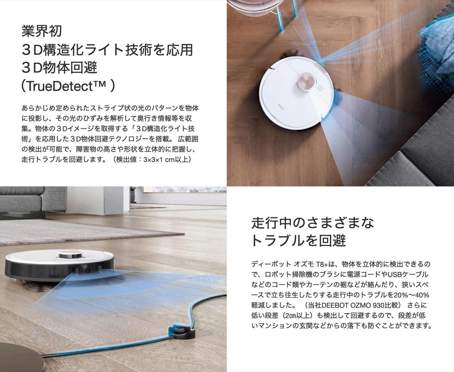 楽天市場】ECOVACS DEEBOT T8+ ロボット掃除機 高性能 マッピング 自動
