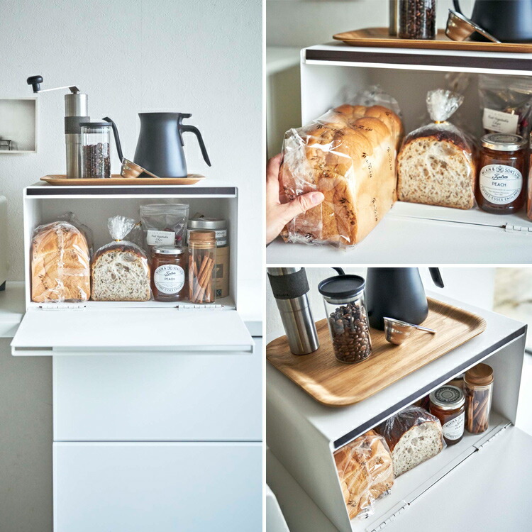 楽天市場】tower ブレッドケース タワー【27L キッチン 台所 収納 棚