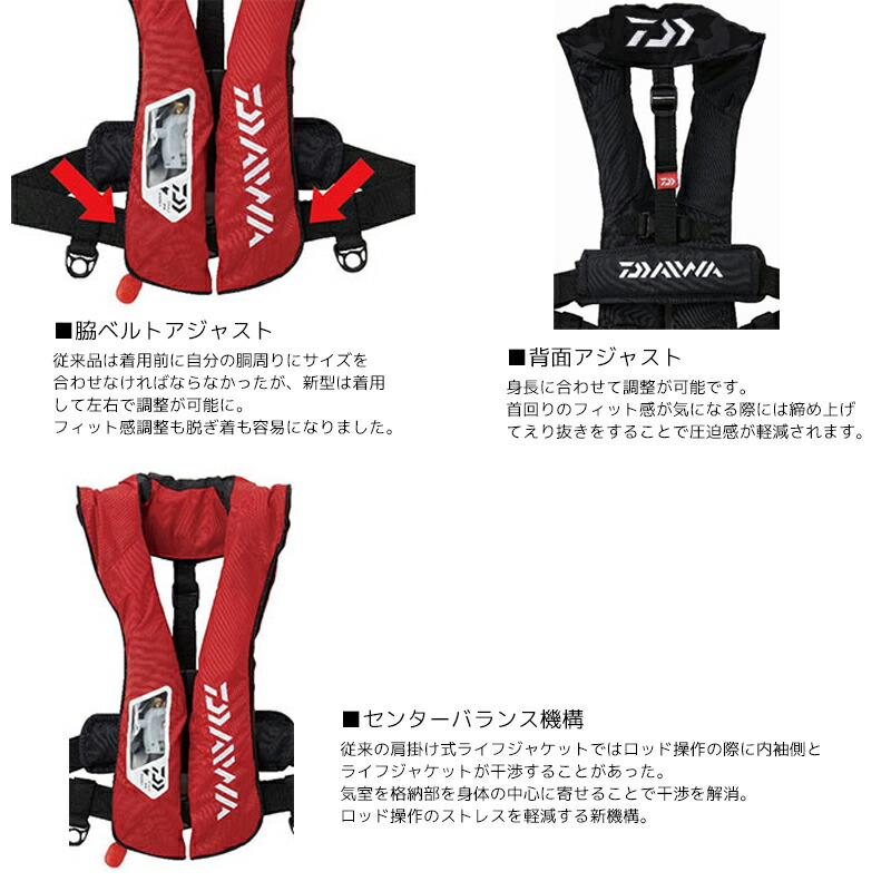 楽天市場】ダイワ ウォッシャブル ライフジャケット 桜マーク付 釣り