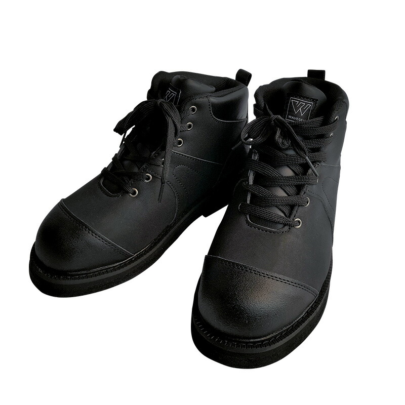 楽天市場】フェルトスパイクシューズ WG4402 釣り ブラック 合成皮革