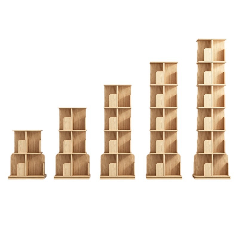 楽天市場】回転本棚 おしゃれ 本棚 回転 コミックラック 6段 回転式