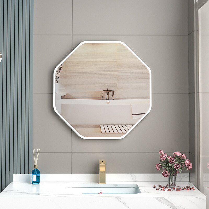 楽天市場】壁掛け ミラー 八角 鏡 壁掛け 玄関 壁掛けミラー ウォール