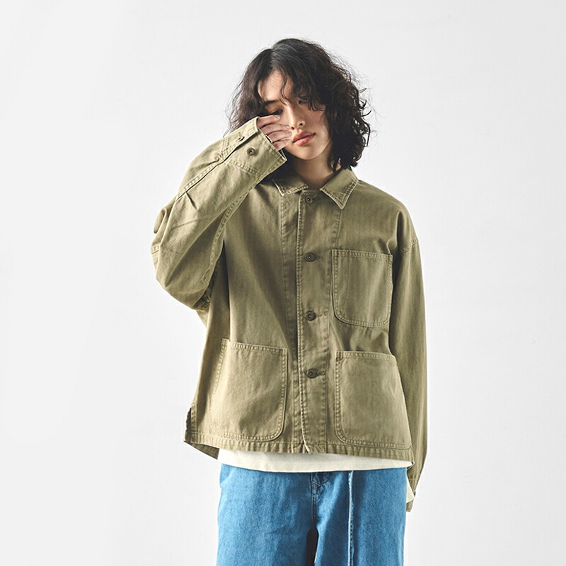 楽天市場】kha:ki カーキ コットン ヘリンボーンツイル カバーオール