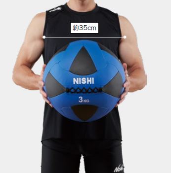 楽天市場】ニシ・スポーツ（NISHI）メガソフトメディシンボール2 5kg