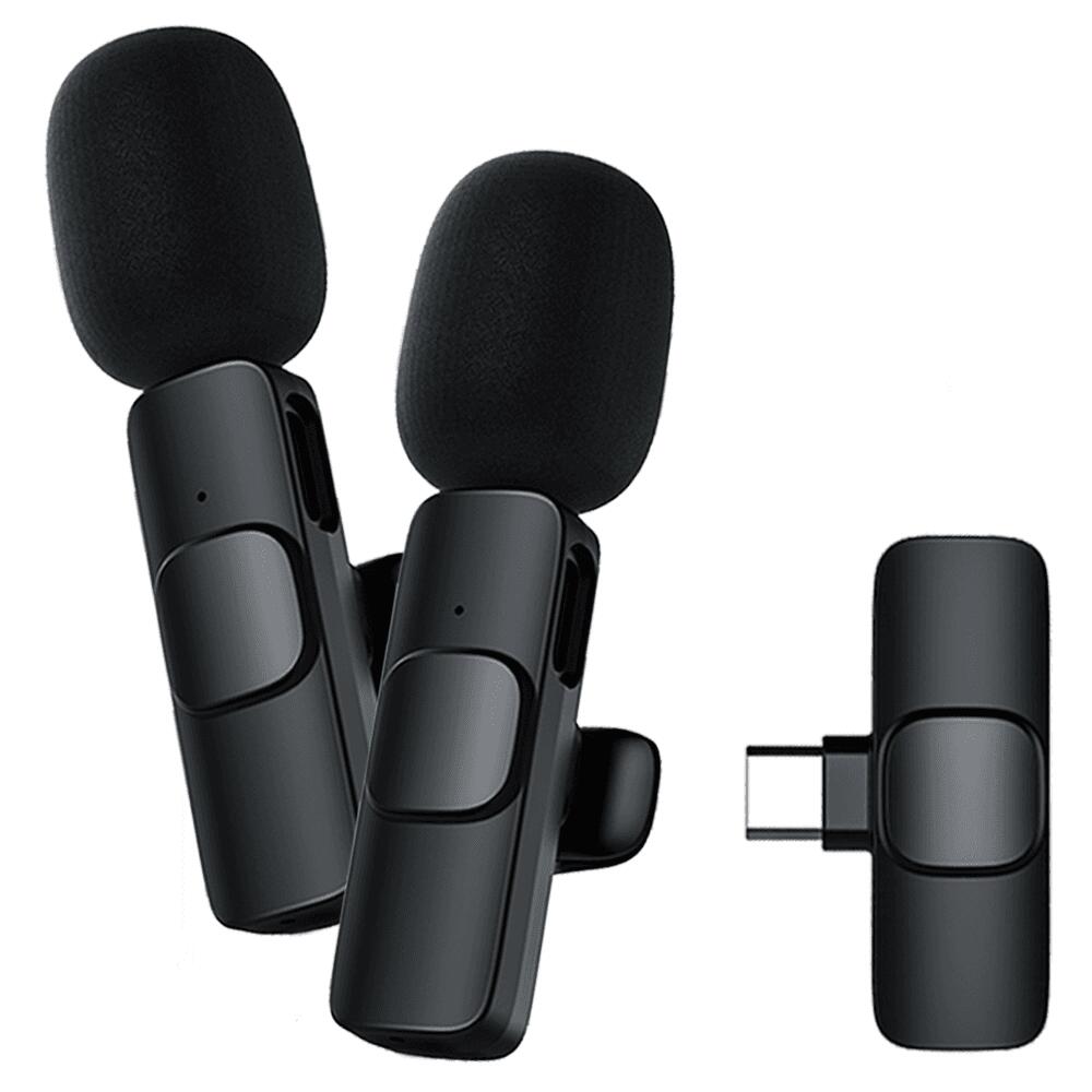 楽天市場】2人用 スマホ マイク iphone ピンマイク ワイヤレス 無線