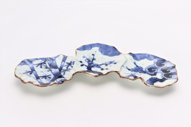 有田焼 福泉窯 つわ型小付 5枚セット 新品・未使用品 楽天