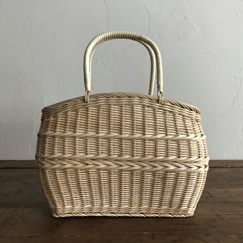 楽天市場】松野屋 籐コヅツ買い物かご 生成B(S) 日本の職人が手掛ける