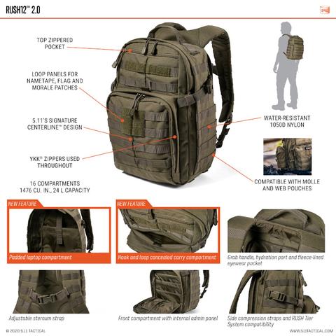 楽天市場】○○ 【新型】5.11 ファイブイレブン タクティカル 56561