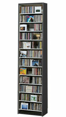 楽天市場】CDラック 壁面収納 棚 収納家具 CD収納 スリム ラック