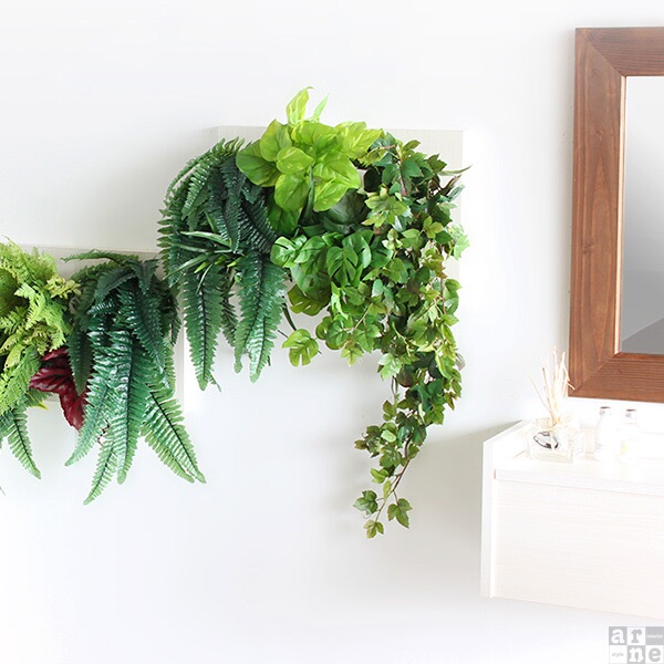 楽天市場】光触媒 観葉植物 壁掛け フェイクグリーン 造花 人工観葉