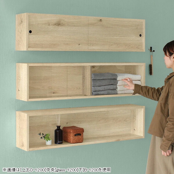 楽天市場】ウォールラック ガラス ウォールシェルフ 賃貸 取り付け 扉