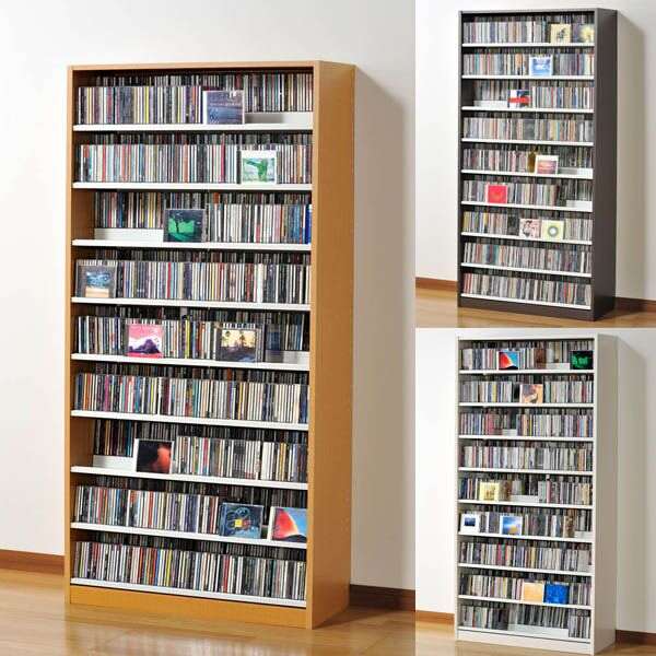 楽天市場】CDラック CD 収納 おしゃれ 大容量 収納 CDストッカー DVD