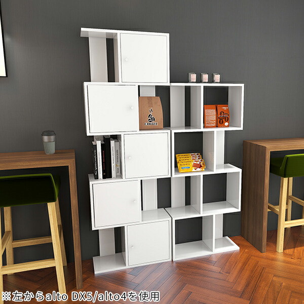 楽天市場】ラック 棚 オープンラック スリム 5段 白 ディスプレイ