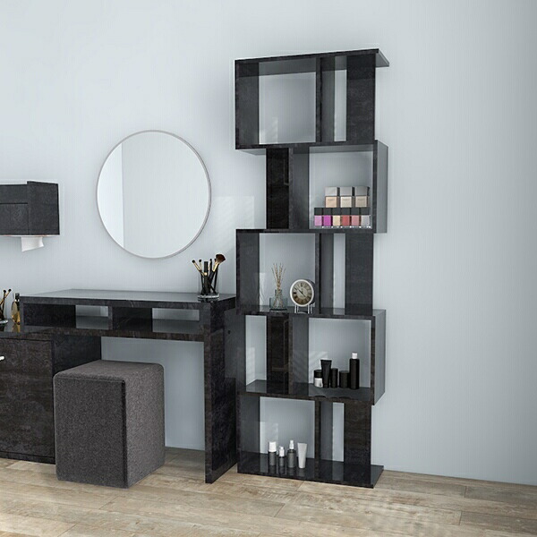 楽天市場】オープンラック ブラック スリム 5段 黒 ディスプレイラック