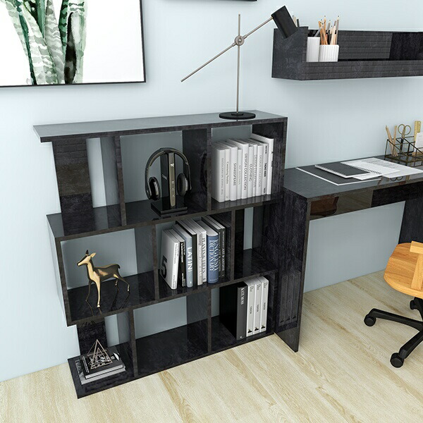 楽天市場】オープンラック ブラック 本棚 黒 カラーボックス 飾り棚