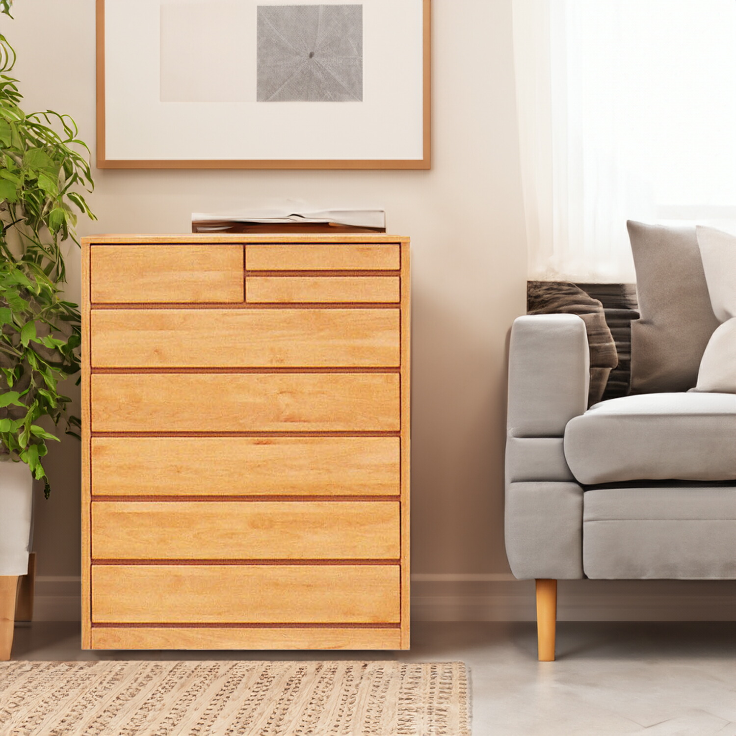 楽天市場】【日本製/完成品】 リビング 収納 引出し タンス たんす