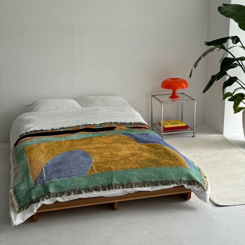 楽天市場】color scheme ベッドスロー 130×160【ART OF BLACK】 : ART