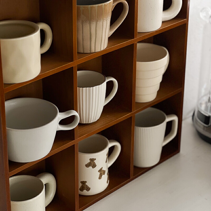 楽天市場】予約販売5月中旬～5月下旬頃発送予定 天然木 カップシェルフ