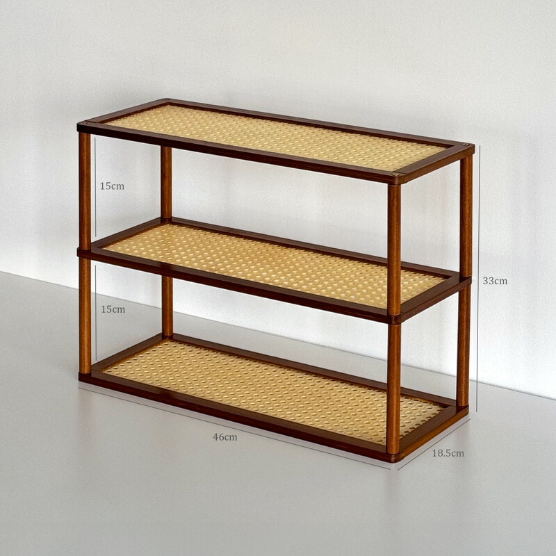 楽天市場】ラタン調 3段 ディスプレイラック 【ART OF BLACK】 : ART