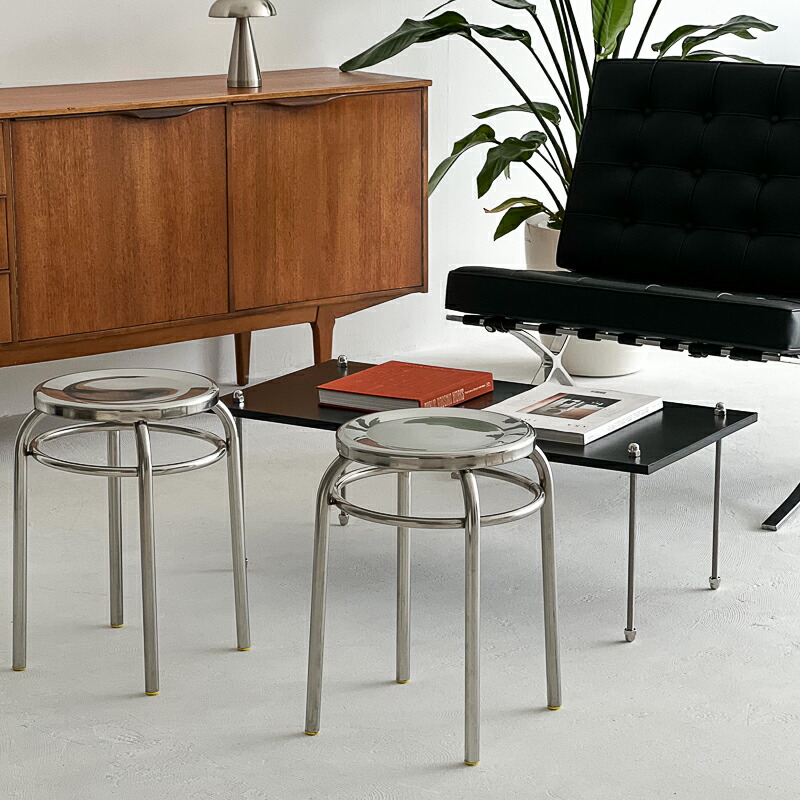 楽天市場】ステンレス ラウンド スツール【ART OF BLACK】 : ART OF BLACK