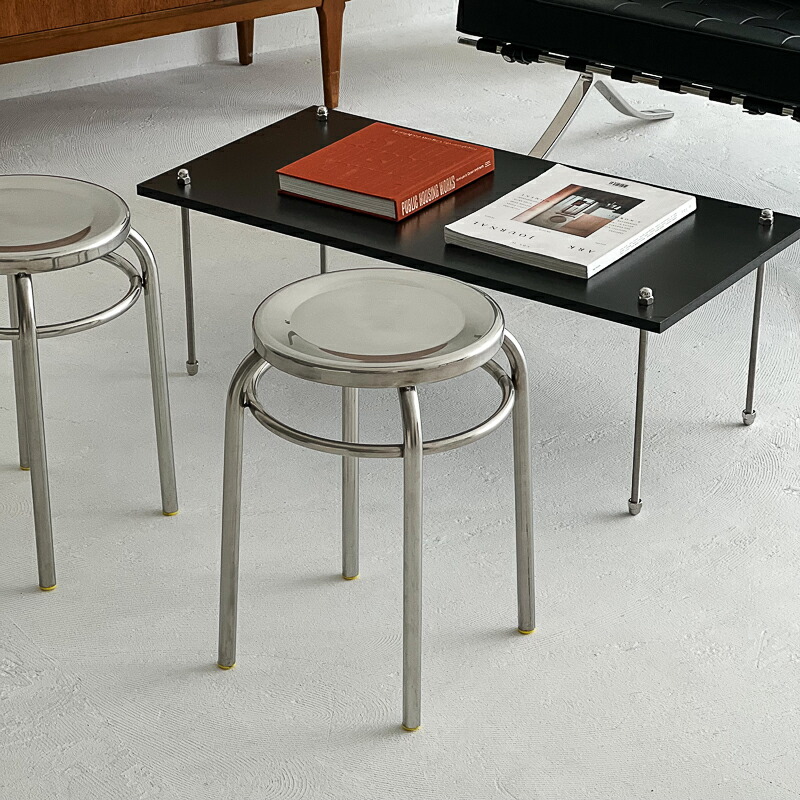 楽天市場】ステンレス ラウンド スツール【ART OF BLACK】 : ART OF BLACK