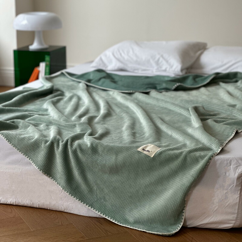 楽天市場】カラーワッフル リバーシブル ブランケット 200×150【ART OF