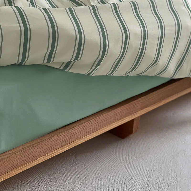 楽天市場】cream×green シックシンストライプ 布団カバーセット【ART